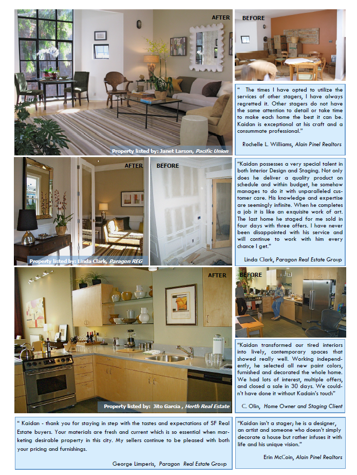 Home Staging, Interior Design, Color Consultation, San Francisco, Bay Area, Kaidan Erwin Interior Design